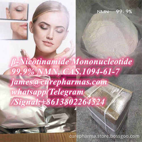 buy 99.9% β-Nicotinamide Mononucleotide NMN powder 1094-61-7 for anti-aging NR NR-CL NAD+ NADP NADH factory